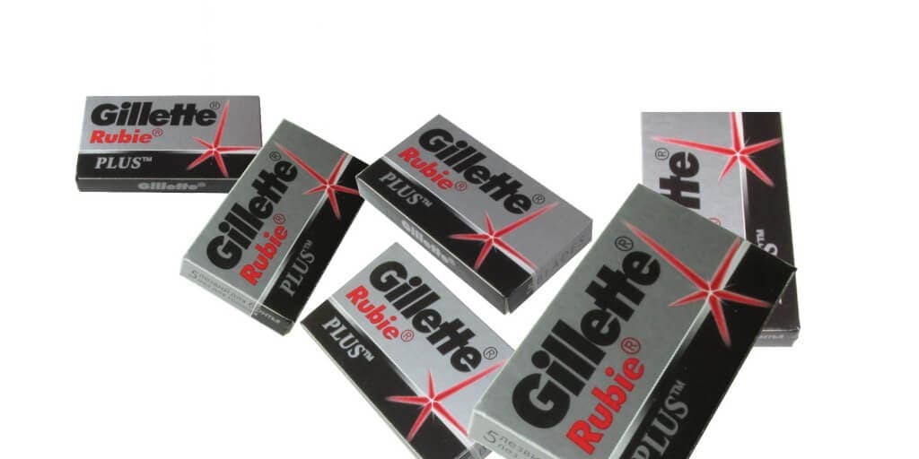 Gillette Rubie Platinum Plus Double Edge Razor Blades