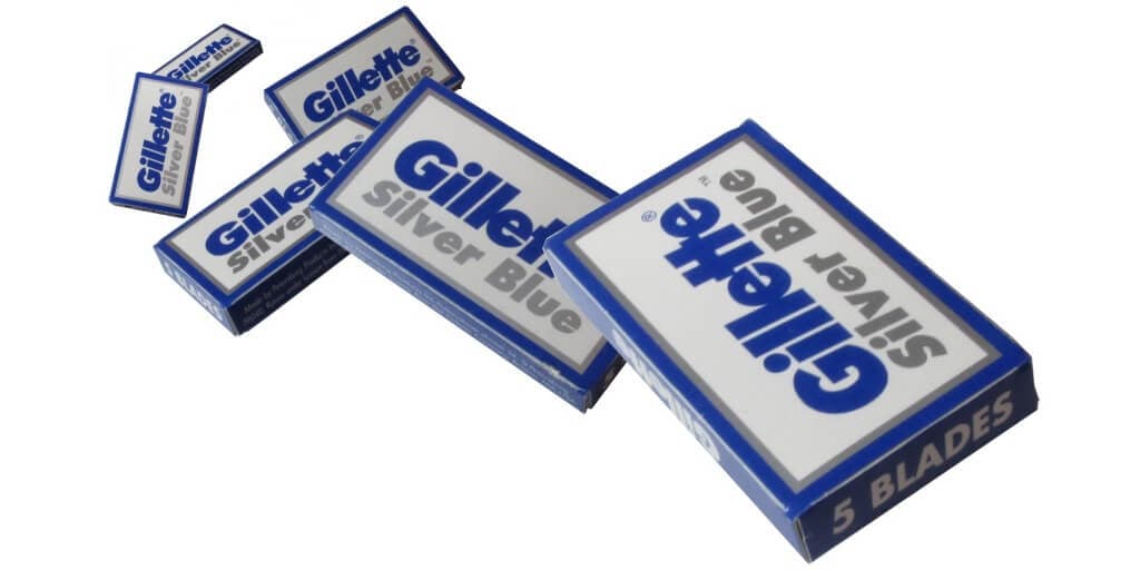 Gillette Silver Blue Double Edge Blades